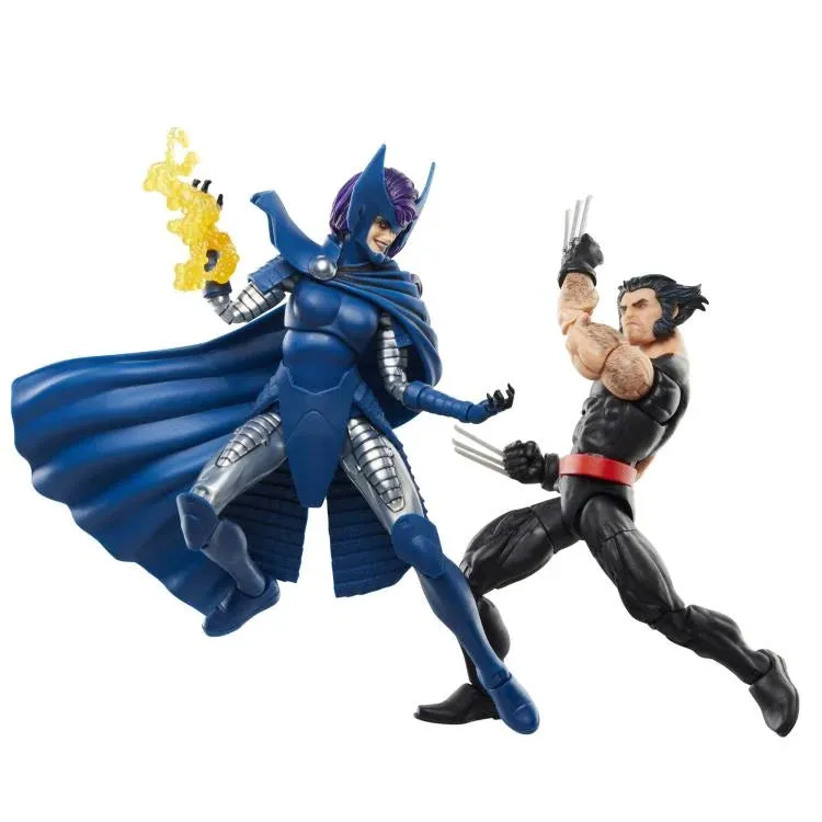 Marvel Legends Wolverine 50th Anniversary Wolverine and Psylocke 2 Pack Action Figure