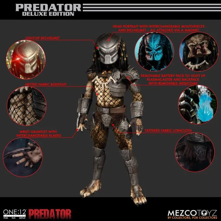 Mezco Toyz ONE:12 Collective: Predator Jungle Hunter Action Figure