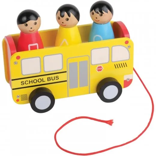 Pull Along School Bus
