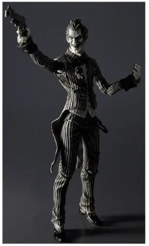 SDCC 2012 Joker Black & White Version Play Arts Kai Action Figure Exclusive