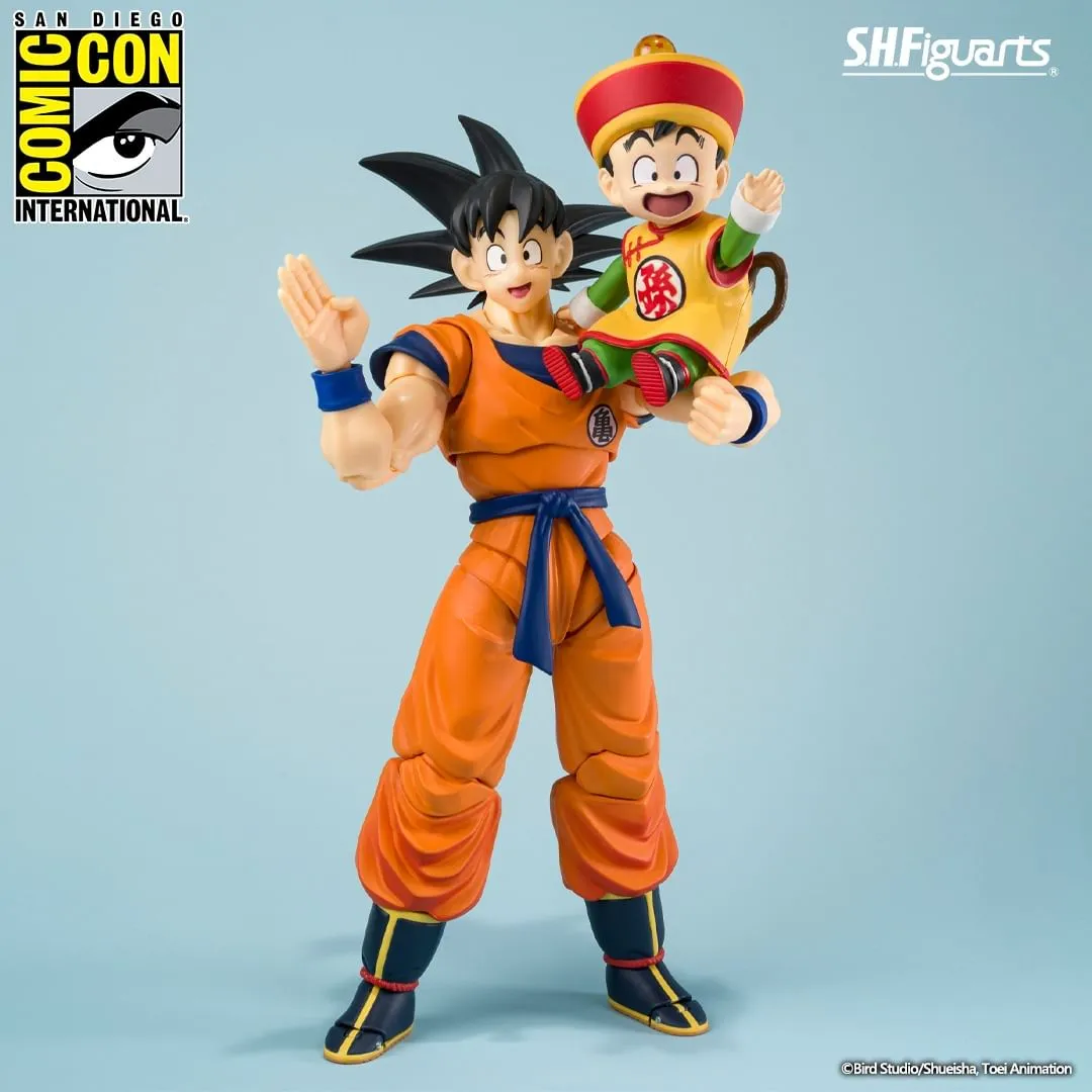 S.H. Figuarts Dragon Ball Z - Son Goku & Son Gohan & Kintoun (Event Exclusive Ver.)