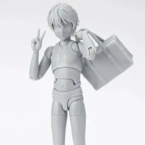S.H. Figuarts DX Body-Kun School Life Edition Set (Gray Color Ver.)