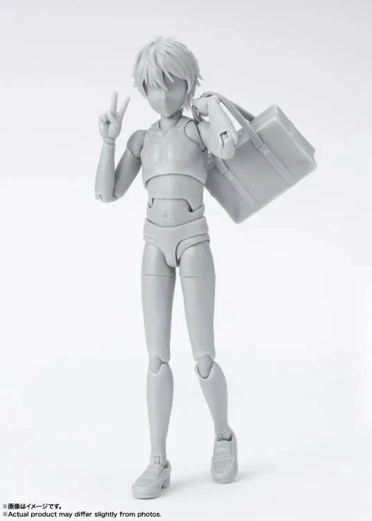 S.H. Figuarts DX Body-Kun School Life Edition Set (Gray Color Ver.)