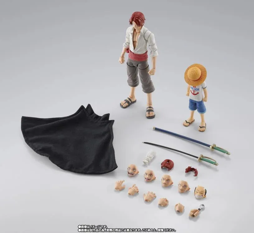 S.H. Figuarts One Piece Shanks and Monkey D. Luffy (Childhood) Action Figure