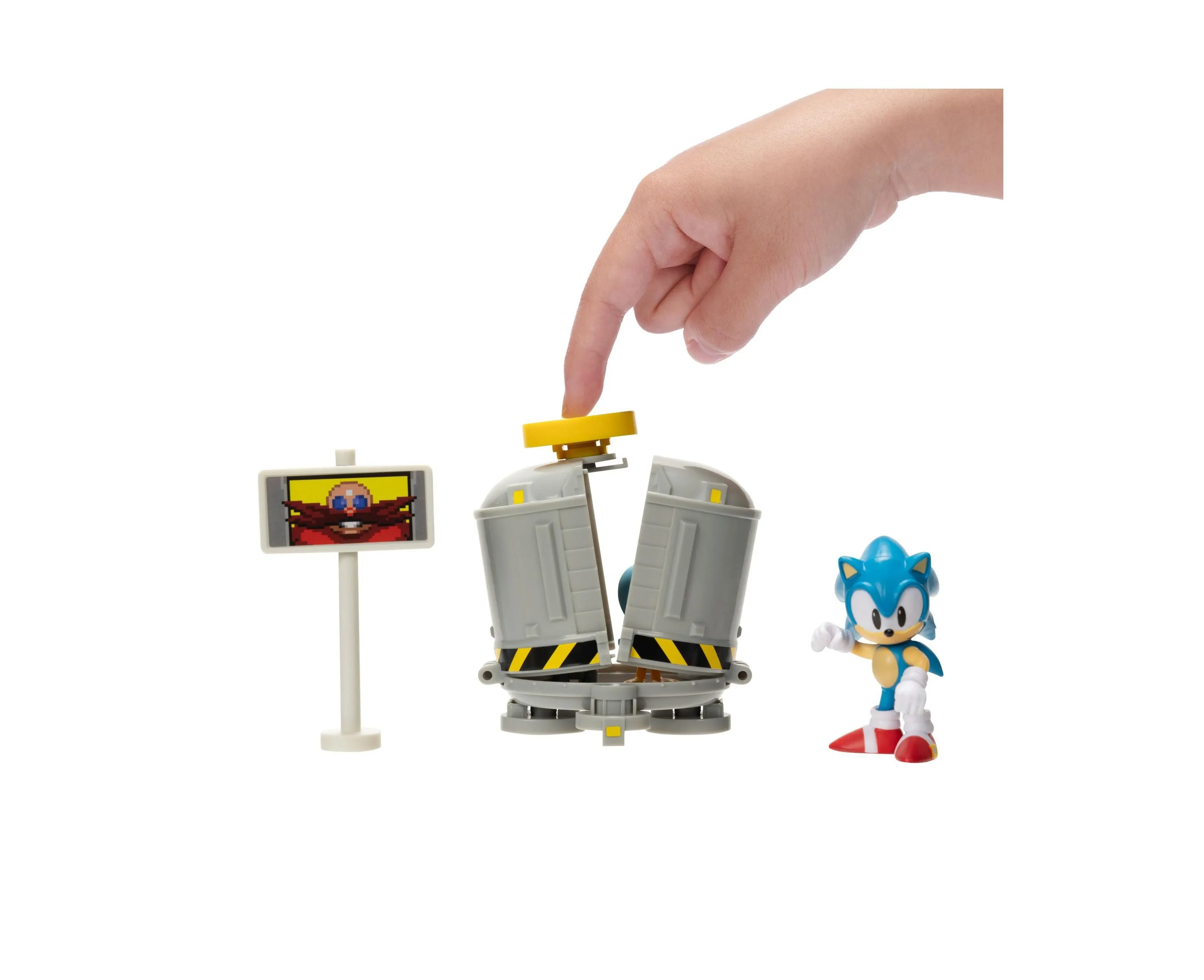 Sonic the Hedgehog 2.5" Level Clear Diorama Set with Classic Figures
