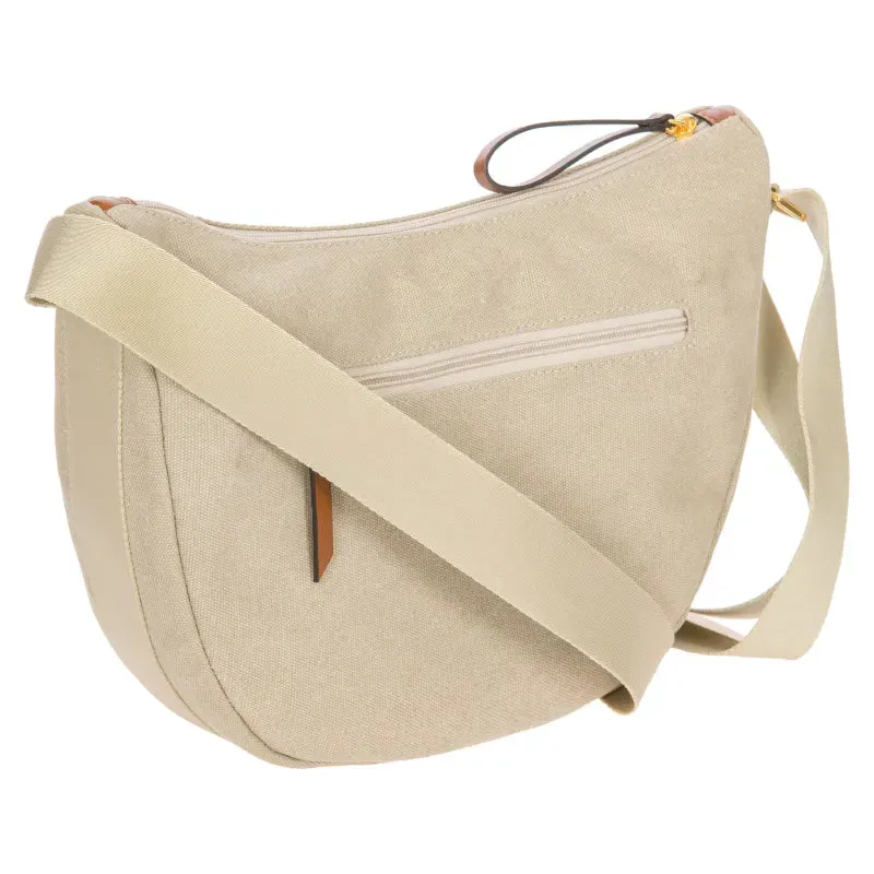 Sorrento Half-moon bag Luna - Beige