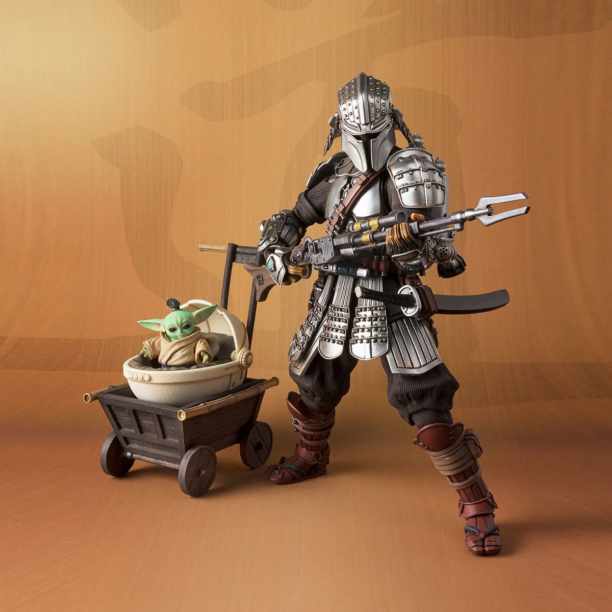 Tamashii Nations Meisho Movie Realization Ronin Mandalorian & Grogu (Beskar Armor)