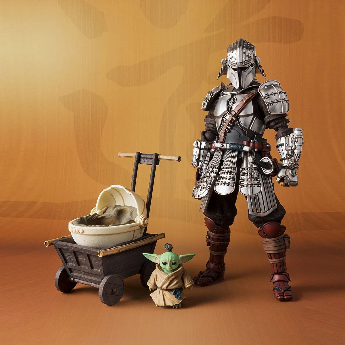 Tamashii Nations Meisho Movie Realization Ronin Mandalorian & Grogu (Beskar Armor)