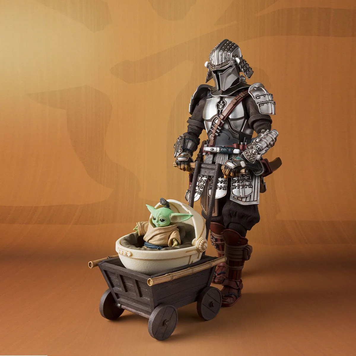 Tamashii Nations Meisho Movie Realization Ronin Mandalorian & Grogu (Beskar Armor)