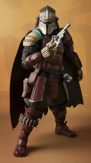 Tamashii Nations Movie Realization Star Wars The Mandalorian Mei Sho Ronin Mandalorian Action Figure