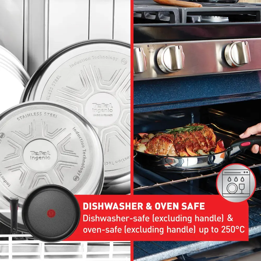 Tefal Ingenio Cook Eat Stackable Non-Stick Cookware 15pc Set