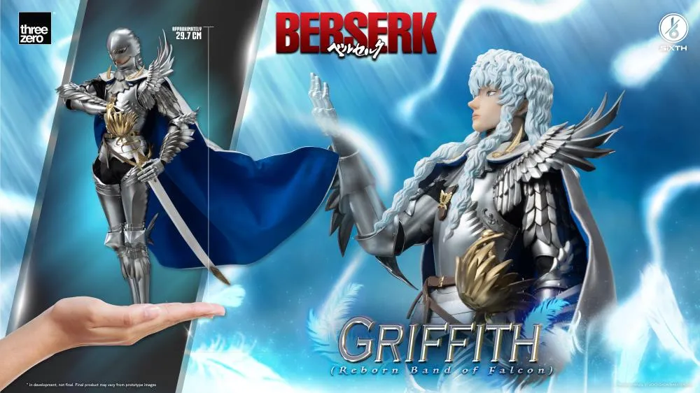 Threezero 1/6 Scale Figure - Berserk - Griffith (Reborn Band of Falcon Ver.)