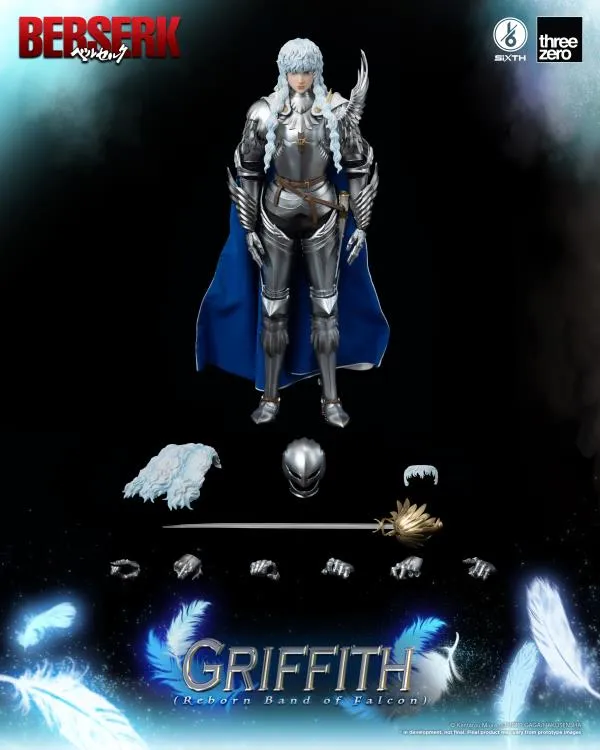 Threezero 1/6 Scale Figure - Berserk - Griffith (Reborn Band of Falcon Ver.)
