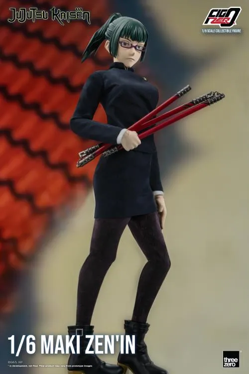 ThreeZero FigZero 1/6 Jujutsu Kaisen Maki Zen'in Scale Action Figure