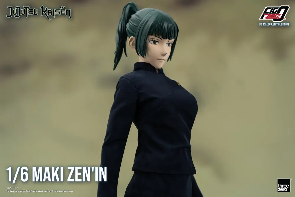 ThreeZero FigZero 1/6 Jujutsu Kaisen Maki Zen'in Scale Action Figure