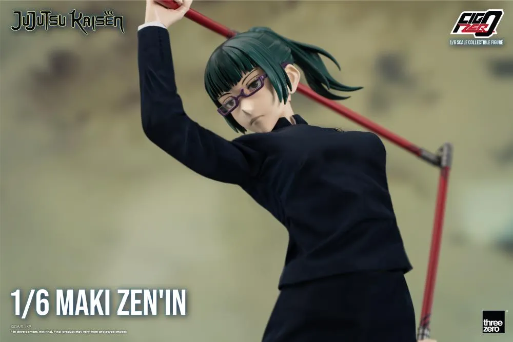 ThreeZero FigZero 1/6 Jujutsu Kaisen Maki Zen'in Scale Action Figure