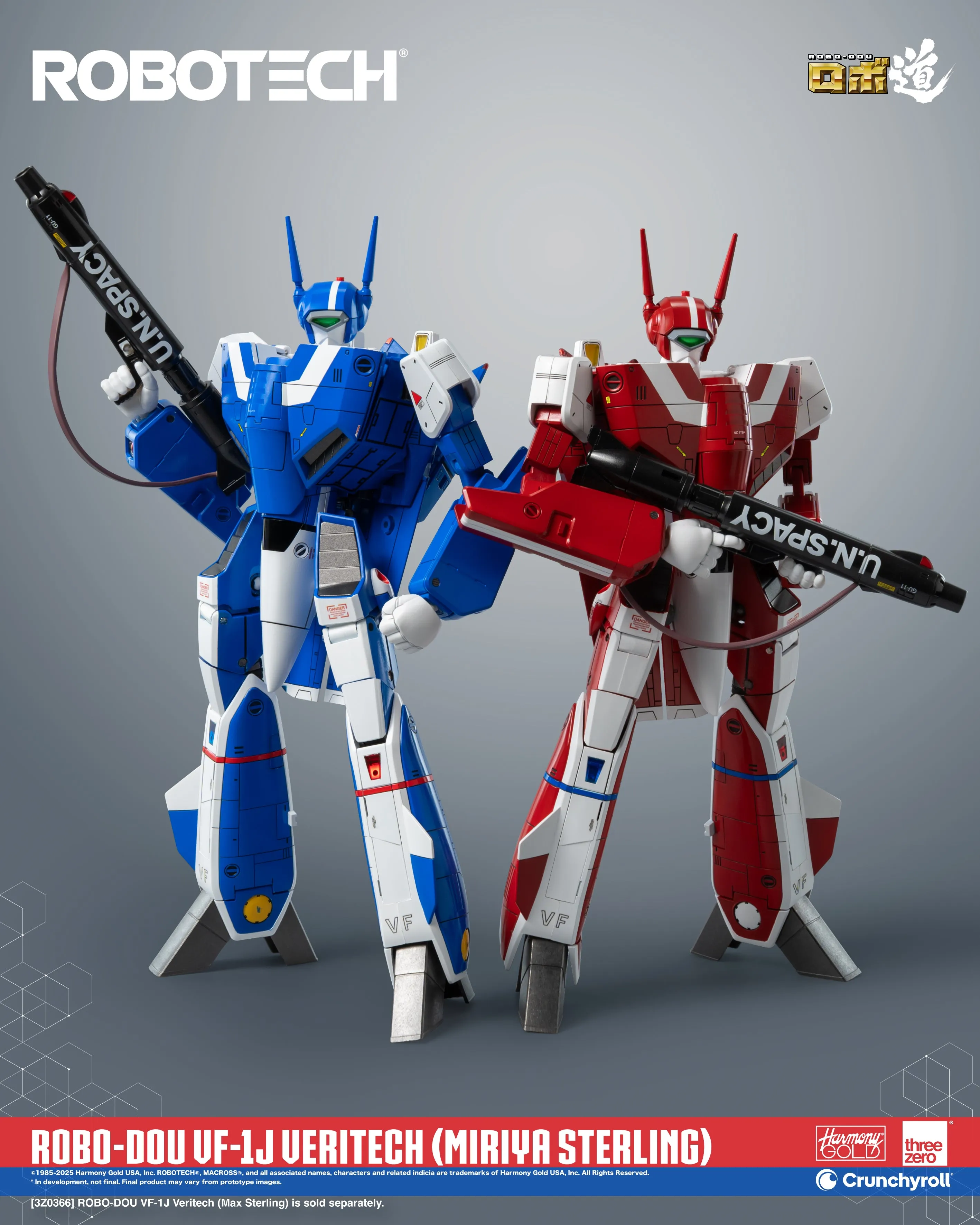 ThreeZero ROBO-DOU VF-1J Veritech (Miriya Sterling)