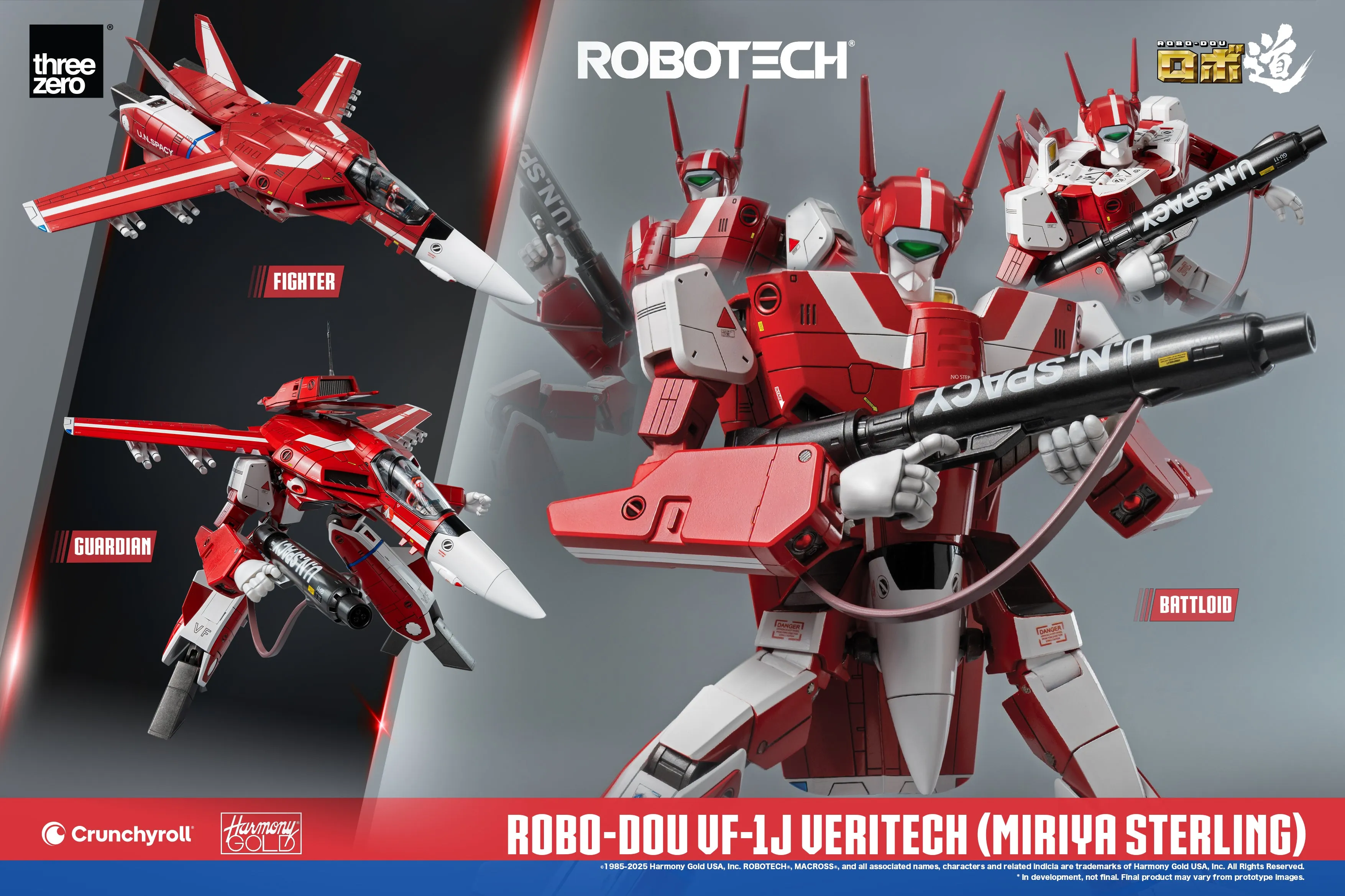 ThreeZero ROBO-DOU VF-1J Veritech (Miriya Sterling)