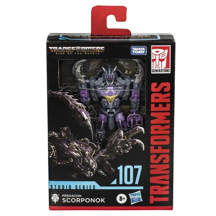 Transformers Generations Studio Series #107 Deluxe Predacon Scorponok Action Figure