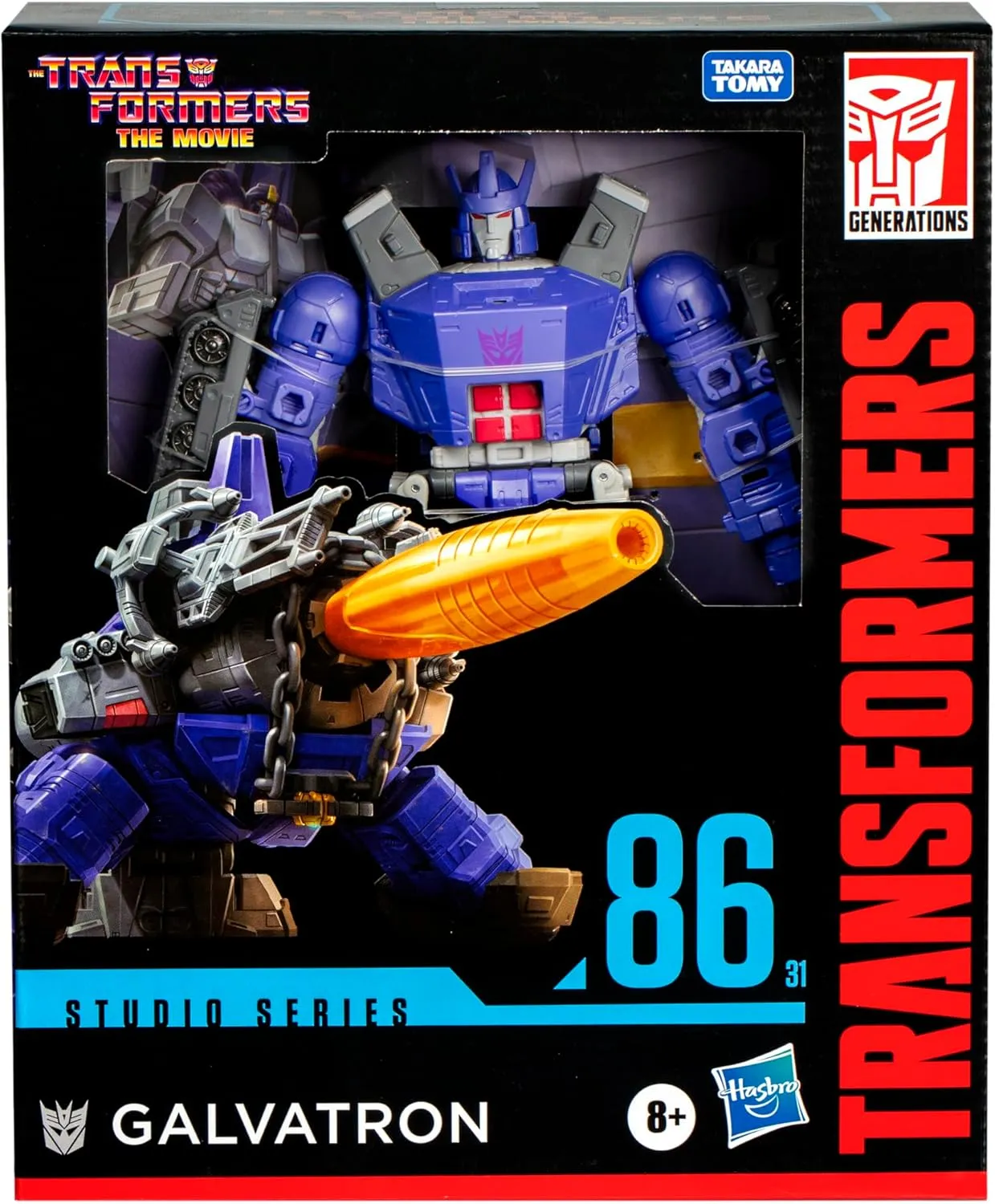 Transformers Generations Studio Series 86 #31 Leader Galvatron Action Figure