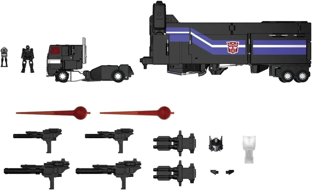 Transformers Masterpiece G - MPG-16 Nucleon Quest Super Convoy (Powermaster Optimus Prime Black Ver.)