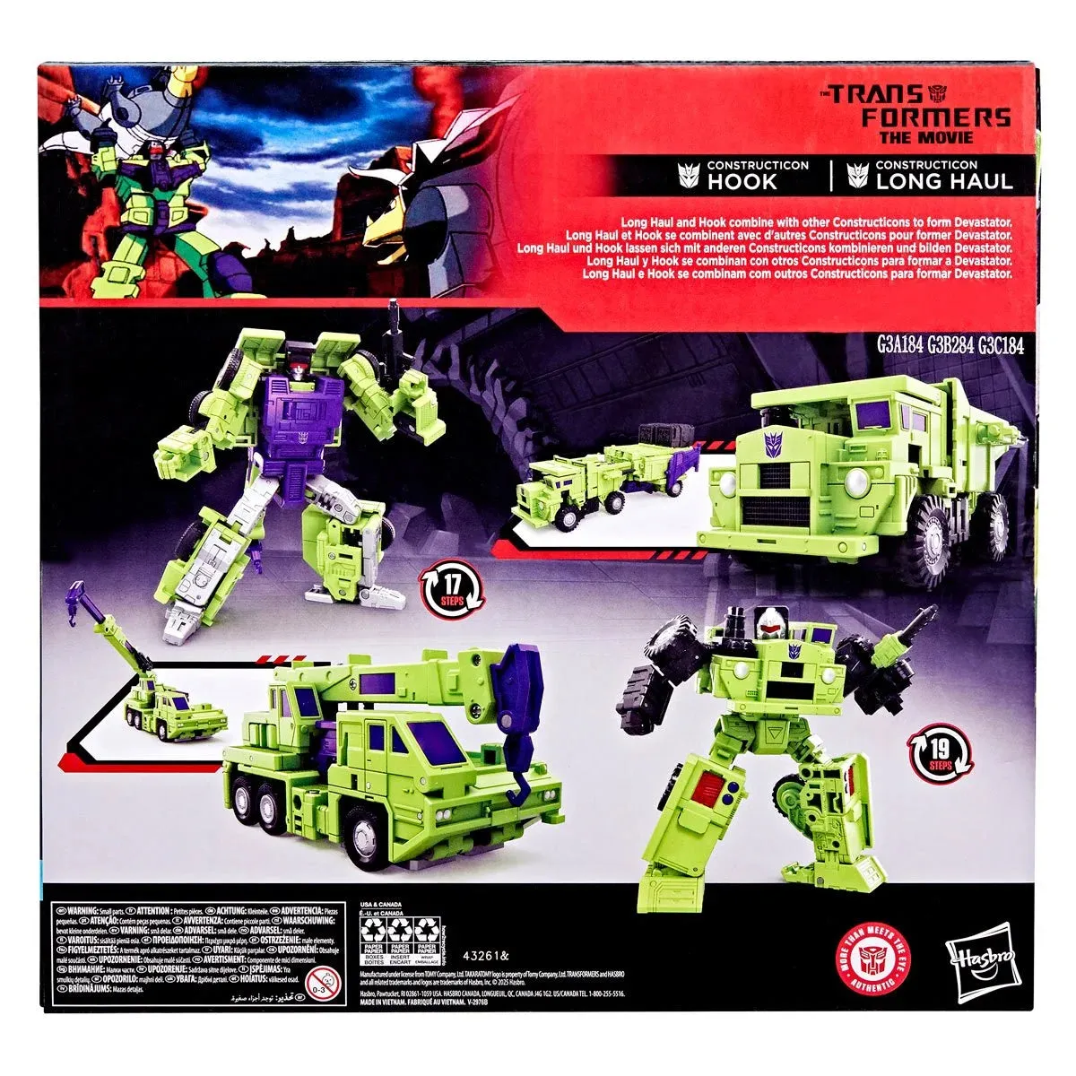 Transformers Studio Series 86 - Commander Long Haul & Hook (2-Pack)