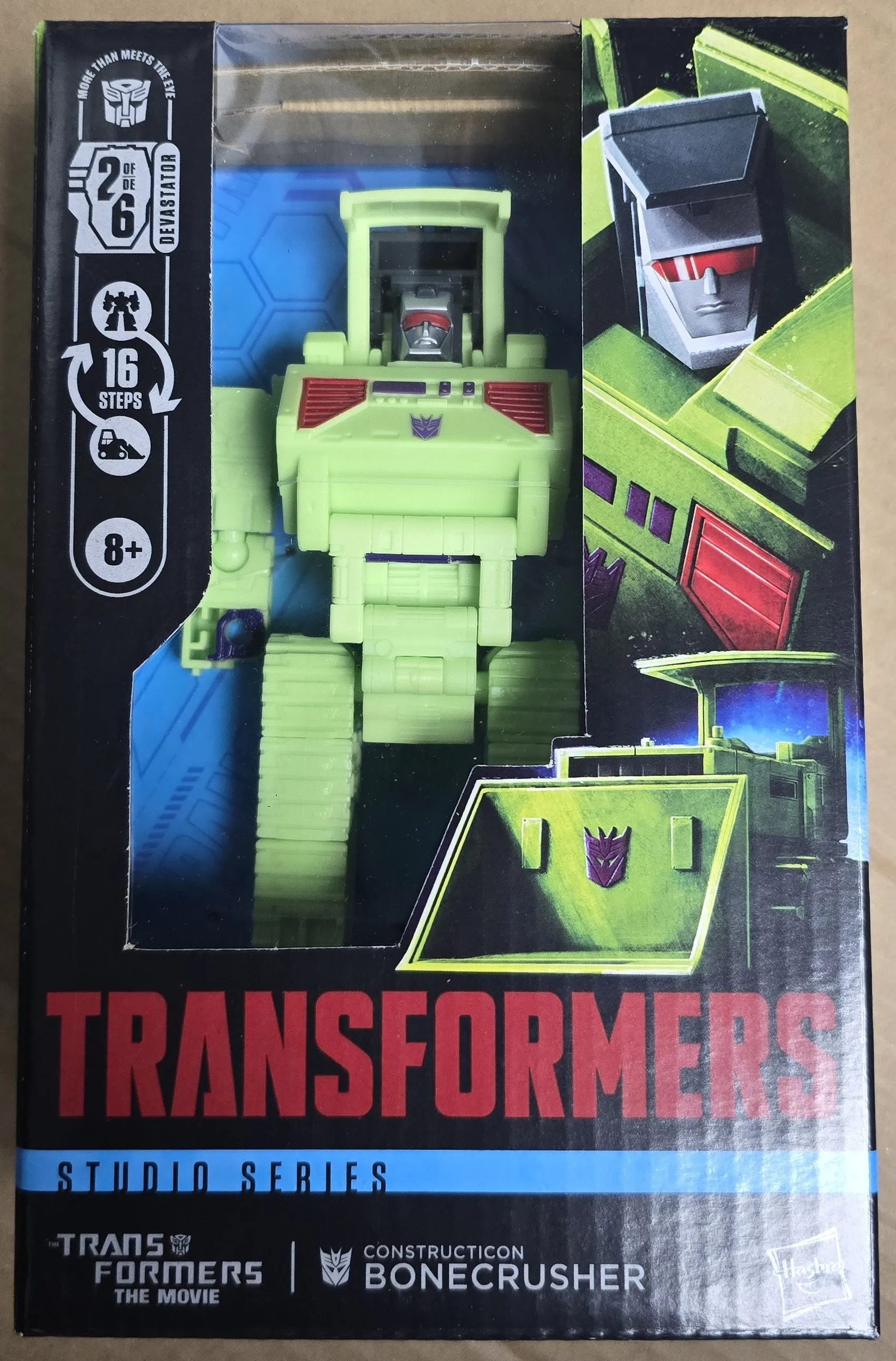 Transformers Studio Series 86 Deluxe Constructicon Bonecrusher Action Figure