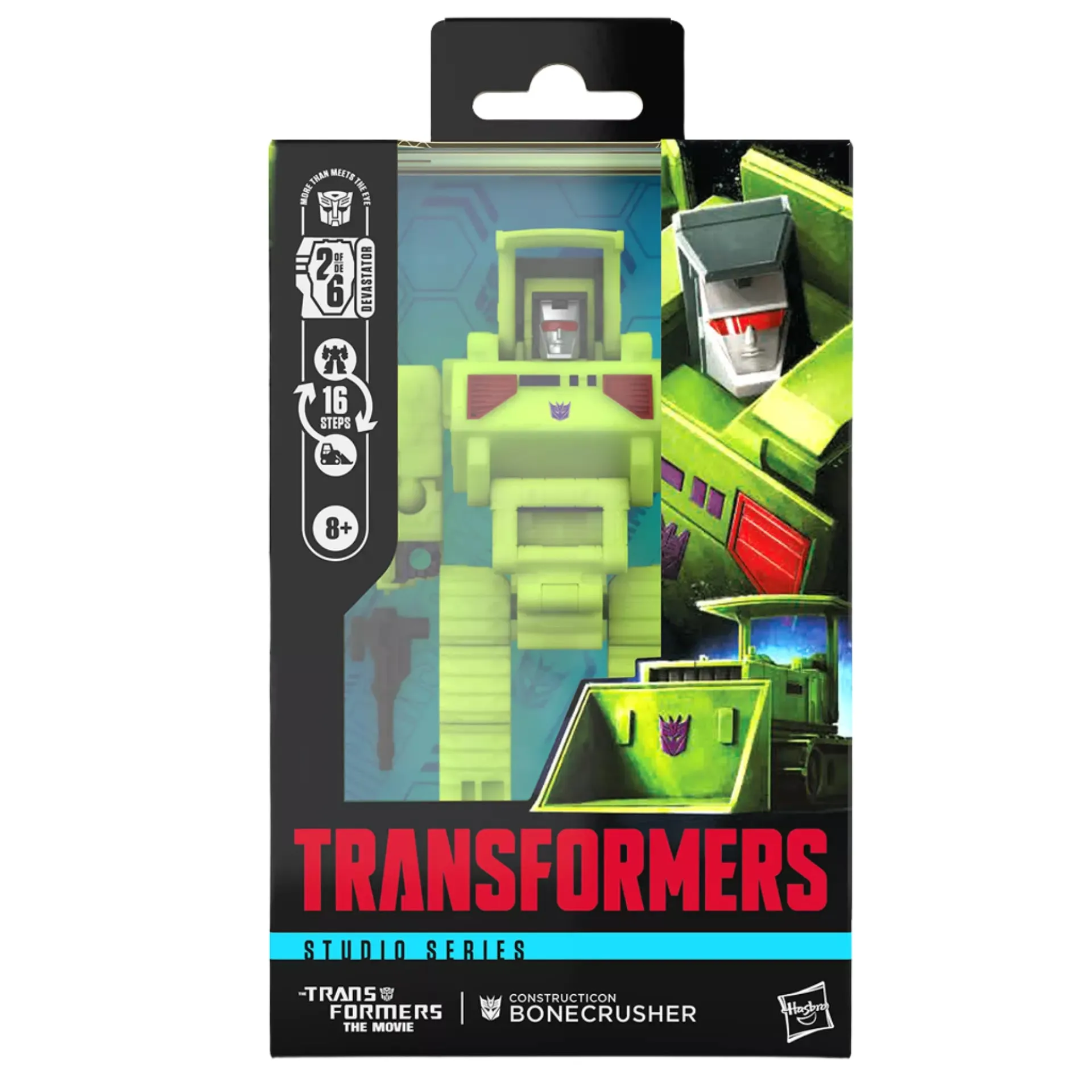 Transformers Studio Series 86 Deluxe Constructicon Bonecrusher Action Figure