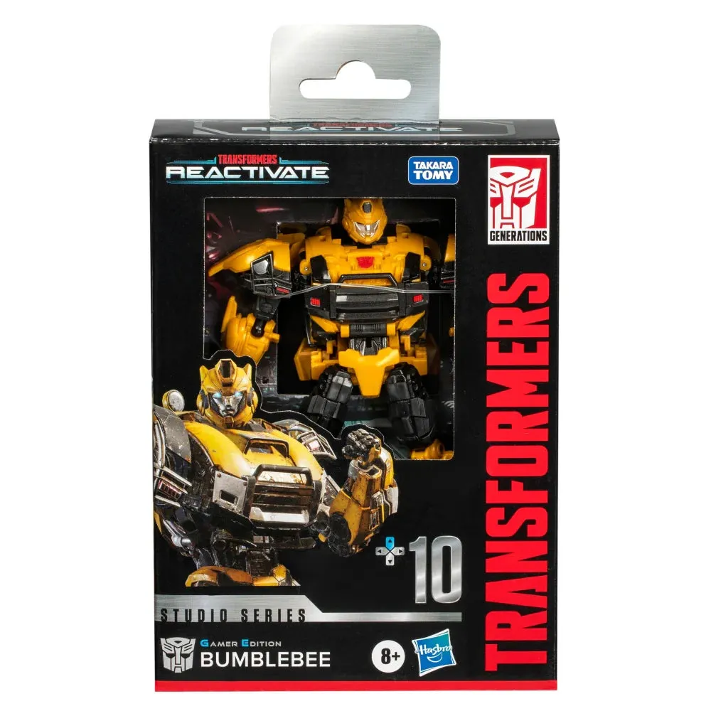 Transformers Studio Series Gamer Edition Reactive #10 Deluxe Bumblebee Action Figure