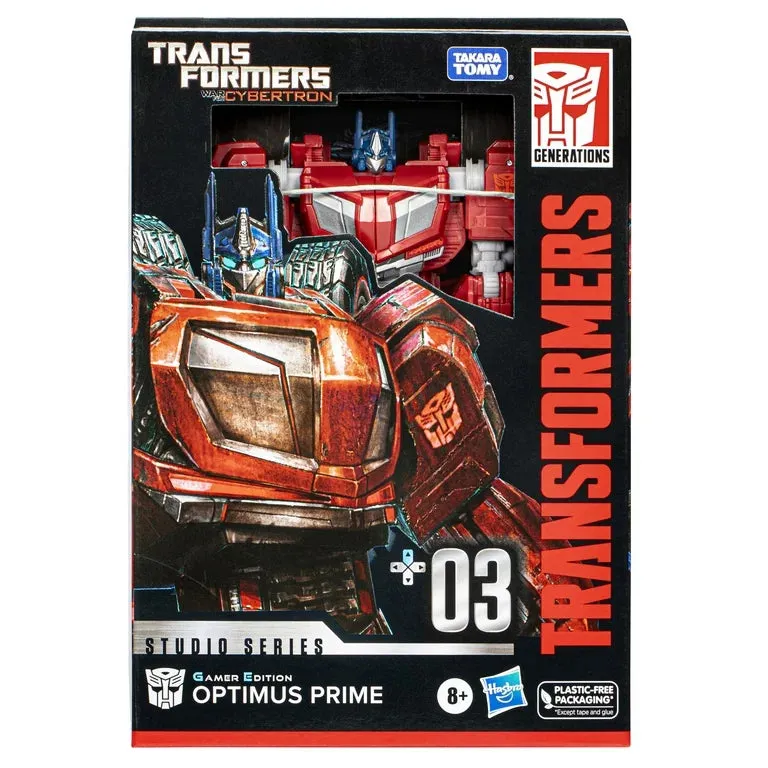 Transformers Studio Series Gamer Edition War For Cybertron #03 Voyager Optimus Prime Action Figure