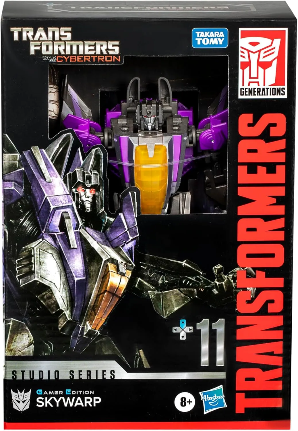 Transformers Studio Series Gamer Edition War For Cybertron #11 Voyager Skywarp Action Figure